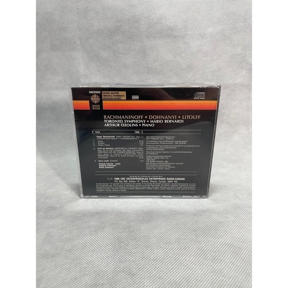 CD Rachmaninoff Dohnanyi Litolff, Toronto Symphony Orchestra - Picture 2 of 2